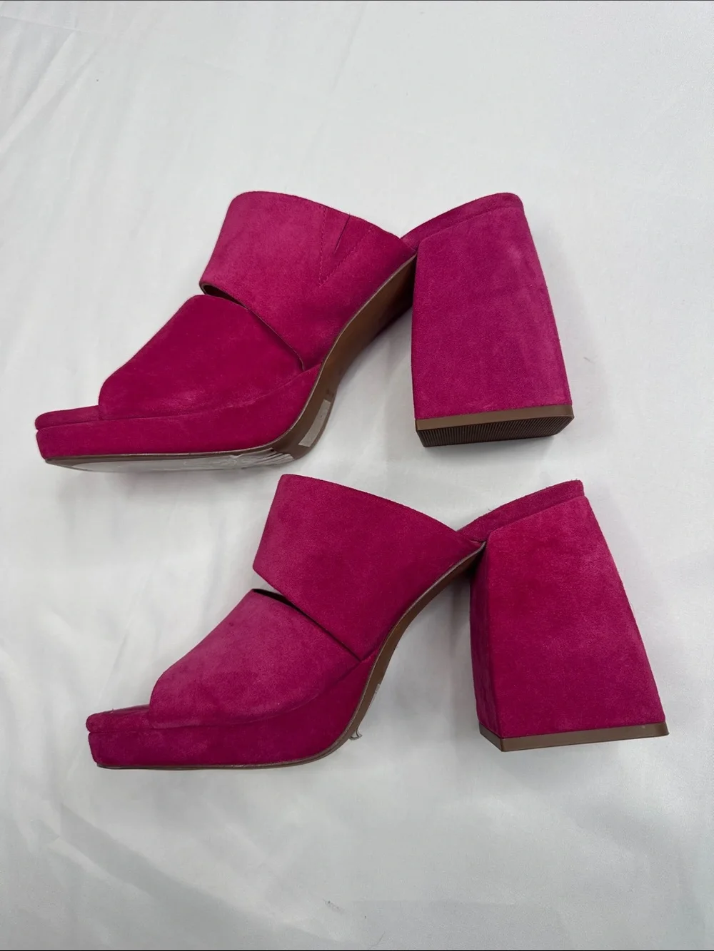 FREE PEOPLE love is everywhere platform sandals in fuchsia fantastic 39.5 or 9.5